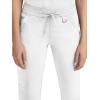 Healing Hands Scrub Pants for Women Tamara Pant with 6 Pockets, Reversible Drawstring, and 2-Way Stretch Fabric 9181(White)