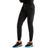 Healing Hands Scrubs for Women Jogger Scrub Pant Trinity Bottom with 6 Pockets, Mid-Rise Pull-on Rib-Knit Waistband HH003(Black)