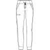 Healing Hands Scrubs for Women Jogger Scrub Pant Trinity Bottom with 6 Pockets, Mid-Rise Pull-on Rib-Knit Waistband HH003(Navy)