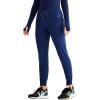 Healing Hands Scrubs for Women Jogger Scrub Pant Trinity Bottom with 6 Pockets, Mid-Rise Pull-on Rib-Knit Waistband HH003(Navy)