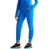 Healing Hands Scrubs for Women Jogger Scrub Pant Trinity Bottom with 6 Pockets, Mid-Rise Pull-on Rib-Knit Waistband HH003(Royal)