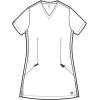 Healing Hands Scrubs for Women V-Neck Scrub Top Jolie with 2 Zip Pockets, Moisture Wicking & 360° Stretch Fabric HH601(Black)