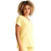Healing Hands Scrubs for Women V-Neck Scrub Top Jolie with 2 Zip Pockets, Moisture Wicking & 360° Stretch Fabric HH601(Marigold)