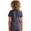 Healing Hands Scrubs for Women V-Neck Scrub Top Jolie with 2 Zip Pockets, Moisture Wicking & 360° Stretch Fabric HH601(Pewter)