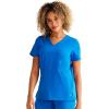 Healing Hands Scrubs for Women V-Neck Scrub Top Jolie with 2 Zip Pockets, Moisture Wicking & 360° Stretch Fabric HH601(Royal)