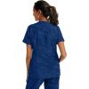Healing Hands Scrubs for Women V-Neck Scrub Top Joy Camo with Moisture Wicking,360° Stretch & Quick Dry Fabric 2353(Navy)