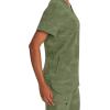 Healing Hands Scrubs for Women V-Neck Scrub Top Joy Camo with Moisture Wicking,360° Stretch & Quick Dry Fabric 2353(Olive)