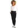 Healing Hands Women’s Scrub Jogger Pant Naya with 6 Pockets, Moisture Wicking, 360° Stretch & Recycled Fibers – 9156(Black)