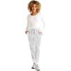 Healing Hands Women’s Scrub Jogger Pant Naya with 6 Pockets, Moisture Wicking, 360° Stretch & Recycled Fibers – 9156(Silver Stone)