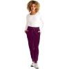 Healing Hands Women’s Scrub Jogger Pant Naya with 6 Pockets, Moisture Wicking, 360° Stretch & Recycled Fibers – 9156(Wine)