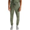 Healing Hands Mens Scrub Jogger Pants, Drew Camo Bottoms Featuring Moisture Wicking, Quick Dry & 360° Stretch – 9360(Olive)