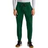 Healing Hands Men’s Scrub Pant Nolen Jogger with 6 Pocket, Moisture Wicking, 360° Stretch & Recycled Fibers 9172(Dark Pine)