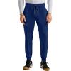 Healing Hands Men’s Scrub Pant Nolen Jogger with 6 Pocket, Moisture Wicking, 360° Stretch & Recycled Fibers 9172(Navy)