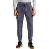 Healing Hands Men’s Scrub Pant Nolen Jogger with 6 Pocket, Moisture Wicking, 360° Stretch & Recycled Fibers 9172(Pewter)