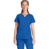 Healing Hands Purple Label Scrub Tops Women – 2-Way Stretch, V-Neck Jean Scrub Tops with 3 Pockets – HH600(Royal)