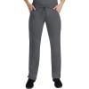 Healing Hands Scrub Pants for Women Tamara Pant with 6 Pockets, Reversible Drawstring, and 2-Way Stretch Fabric 9181(Heather Grey)