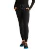 Healing Hands Scrubs for Women Jogger Scrub Pant Trinity Bottom with 6 Pockets, Mid-Rise Pull-on Rib-Knit Waistband HH003(Black)