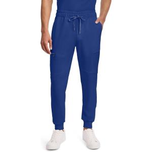 Healing Hands Men’s Scrub Pant Nolen Jogger with 6 Pocket, Moisture Wicking, 360° Stretch & Recycled Fibers 9172(Galaxy Blue)