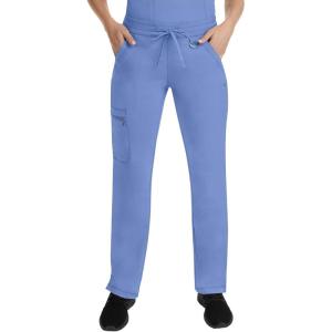 Healing Hands Scrub Pants for Women Tamara Pant with 6 Pockets, Reversible Drawstring, and 2-Way Stretch Fabric 9181(Ceil)
