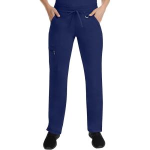 Healing Hands Scrub Pants for Women Tamara Pant with 6 Pockets, Reversible Drawstring, and 2-Way Stretch Fabric 9181(Navy)