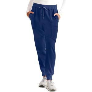 Healing Hands Women’s Scrub Jogger Pant Naya with 6 Pockets, Moisture Wicking, 360° Stretch & Recycled Fibers – 9156(Navy)