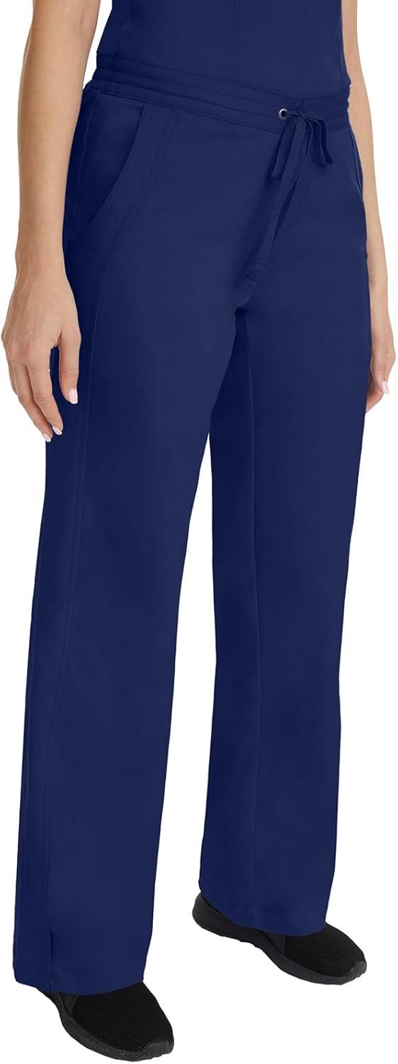 imageHealing Hands Scrub Set For Women with 5 Pockets VNeck Scrub Top 2278 and Taylor Pants 9095 with 2Way Stretch TechnologyNavy