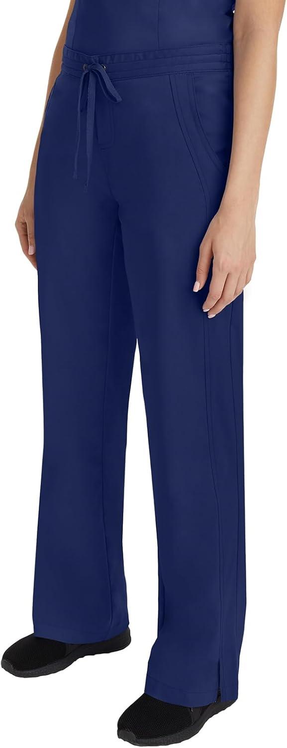 imageHealing Hands Scrub Set For Women with 5 Pockets VNeck Scrub Top 2278 and Taylor Pants 9095 with 2Way Stretch TechnologyNavy