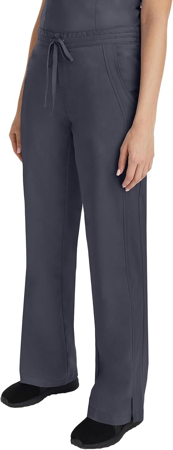 imageHealing Hands Scrub Set For Women with 5 Pockets VNeck Scrub Top 2278 and Taylor Pants 9095 with 2Way Stretch TechnologyPewter