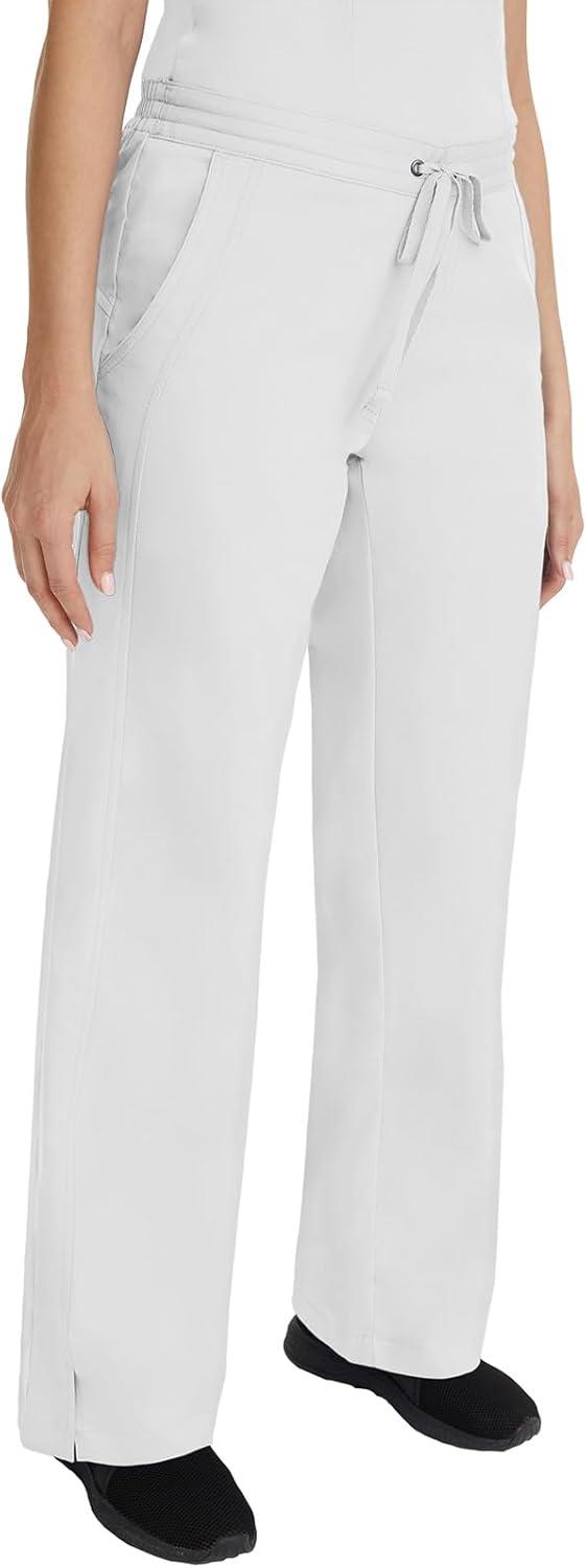 imageHealing Hands Scrub Set For Women with 5 Pockets VNeck Scrub Top 2278 and Taylor Pants 9095 with 2Way Stretch TechnologyWhite