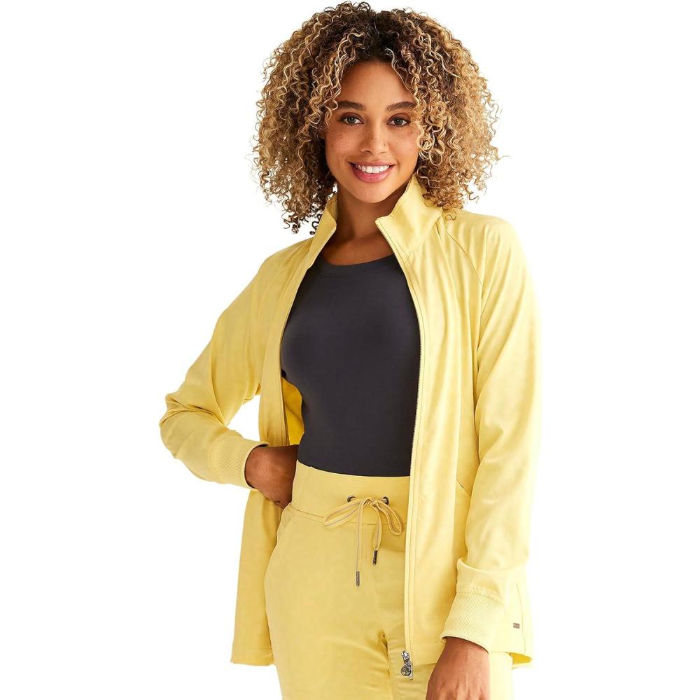 imageHealing Hands Purple Label Women Scrubs Jacket Devon HH301Marigold