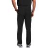 Healing Hands Medical Scrub Pant for Men Noah Bottoms with 7 Pockets, Moisture Wicking, 360° Stretch & Recycled Fibers 9173(Black)