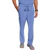 Healing Hands Medical Scrub Pant for Men Noah Bottoms with 7 Pockets, Moisture Wicking, 360° Stretch & Recycled Fibers 9173(Ceil)
