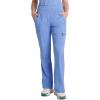 Healing Hands Scrub Pants for Women – Purple Label Bootcut Yoga Pants with 8 Pockets & Knit Waistband – HH002(Ceil)