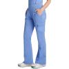 Healing Hands Scrub Pants for Women – Purple Label Bootcut Yoga Pants with 8 Pockets & Knit Waistband – HH002(Ceil)