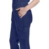 Healing Hands Scrub Pants for Women – Purple Label Bootcut Yoga Pants with 8 Pockets & Knit Waistband – HH002(Navy)