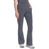 Healing Hands Scrub Pants for Women – Purple Label Bootcut Yoga Pants with 8 Pockets & Knit Waistband – HH002(Pewter)