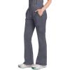Healing Hands Scrub Pants for Women – Purple Label Bootcut Yoga Pants with 8 Pockets & Knit Waistband – HH002(Pewter)