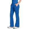 Healing Hands Scrub Pants for Women – Purple Label Bootcut Yoga Pants with 8 Pockets & Knit Waistband – HH002(Royal)
