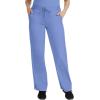 Healing Hands Scrub Set For Women with 5 Pockets, V-Neck Scrub Top 2278, and Taylor Pants 9095 with 2-Way Stretch Technology(Ceil)