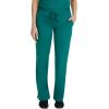 Healing Hands Scrub Set For Women with 5 Pockets, V-Neck Scrub Top 2278, and Taylor Pants 9095 with 2-Way Stretch Technology(Hunter)