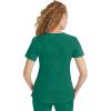 Healing Hands Scrub Set For Women with 5 Pockets, V-Neck Scrub Top 2278, and Taylor Pants 9095 with 2-Way Stretch Technology(Hunter)