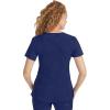 Healing Hands Scrub Set For Women with 5 Pockets, V-Neck Scrub Top 2278, and Taylor Pants 9095 with 2-Way Stretch Technology(Navy)
