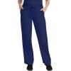 Healing Hands Scrub Set For Women with 5 Pockets, V-Neck Scrub Top 2278, and Taylor Pants 9095 with 2-Way Stretch Technology(Navy)