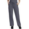 Healing Hands Scrub Set For Women with 5 Pockets, V-Neck Scrub Top 2278, and Taylor Pants 9095 with 2-Way Stretch Technology(Pewter)