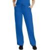 Healing Hands Scrub Set For Women with 5 Pockets, V-Neck Scrub Top 2278, and Taylor Pants 9095 with 2-Way Stretch Technology(Royal)