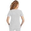 Healing Hands Scrub Set For Women with 5 Pockets, V-Neck Scrub Top 2278, and Taylor Pants 9095 with 2-Way Stretch Technology(White)