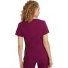 Healing Hands Scrub Set For Women with 5 Pockets, V-Neck Scrub Top 2278, and Taylor Pants 9095 with 2-Way Stretch Technology(Wine)