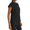 Healing Hands Scrub Top for Women Modern Fit Tee with 2 Pockets, Moisture Wicking, 360° Stretch and Quick Dry Fabric 2352(Black)