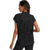 Healing Hands Scrub Top for Women Modern Fit Tee with 2 Pockets, Moisture Wicking, 360° Stretch and Quick Dry Fabric 2352(Black)