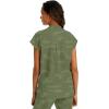 Healing Hands Scrub Top for Women Modern Fit Tee with 2 Pockets, Moisture Wicking, 360° Stretch and Quick Dry Fabric 2352(Olive)